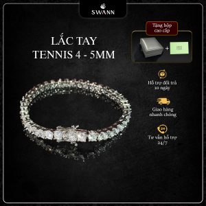 Lắc tay Tennis Platinum Diamond 5mm