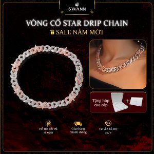 Vòng cổ Cuban Star Drip Chain